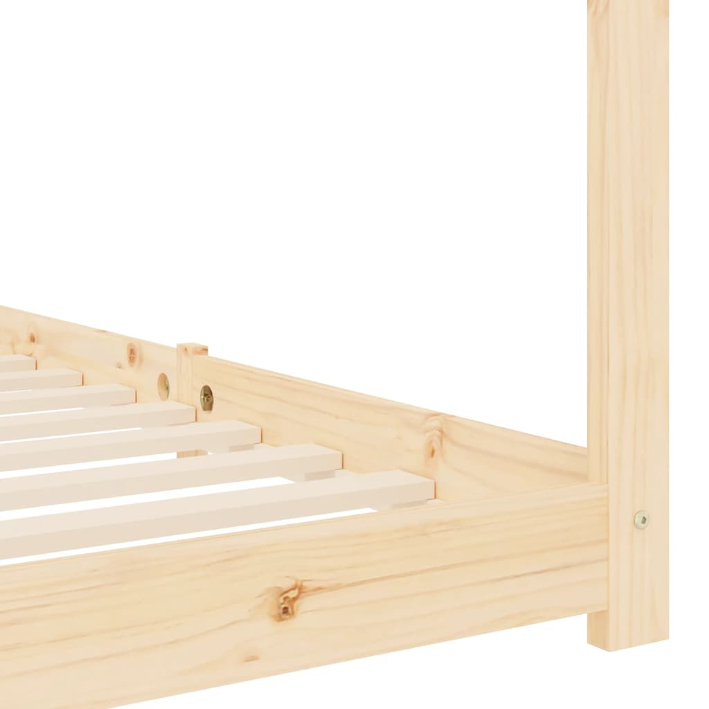 vidaXL Cadru pat de copii, 70 x 140 cm, lemn masiv de pin vidaXL Cadru pat de copii, 70 x 140 cm, lemn masiv de pin