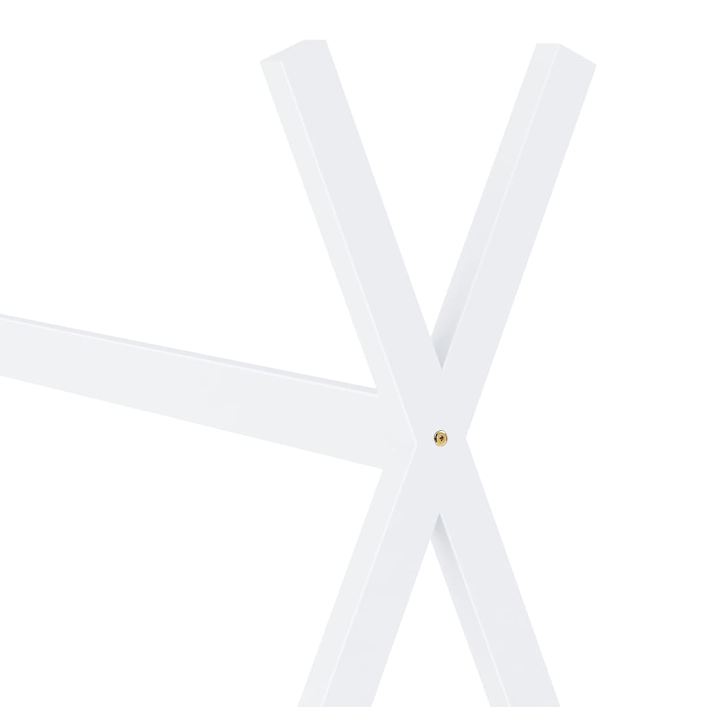 vidaXL Cadru pat de copii, alb, 90 x 200 cm, lemn masiv de pin vidaXL Cadru pat de copii, alb, 90 x 200 cm, lemn masiv de pin