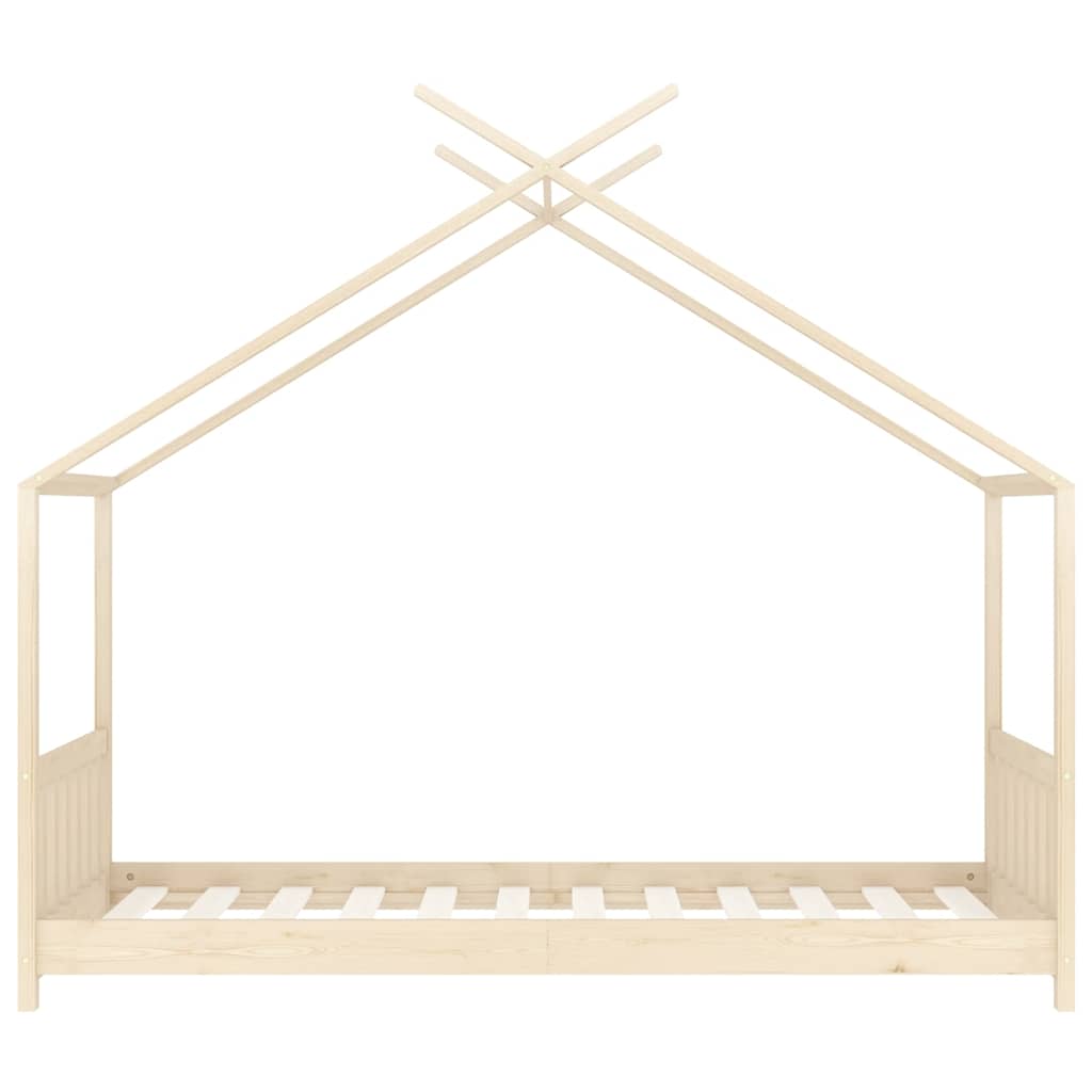 vidaXL Cadru de pat pentru copii, 80 x 160 cm, lemn masiv de pin vidaXL Cadru de pat pentru copii, 80 x 160 cm, lemn masiv de pin