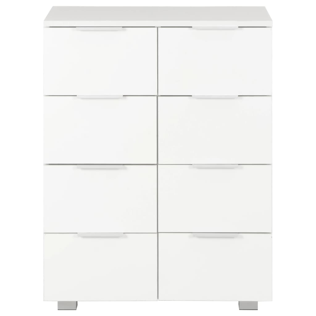 vidaXL Dulap, alb extralucios, 60x35x80 cm, lemn prelucrat vidaXL Dulap, alb extralucios, 60x35x80 cm, lemn prelucrat