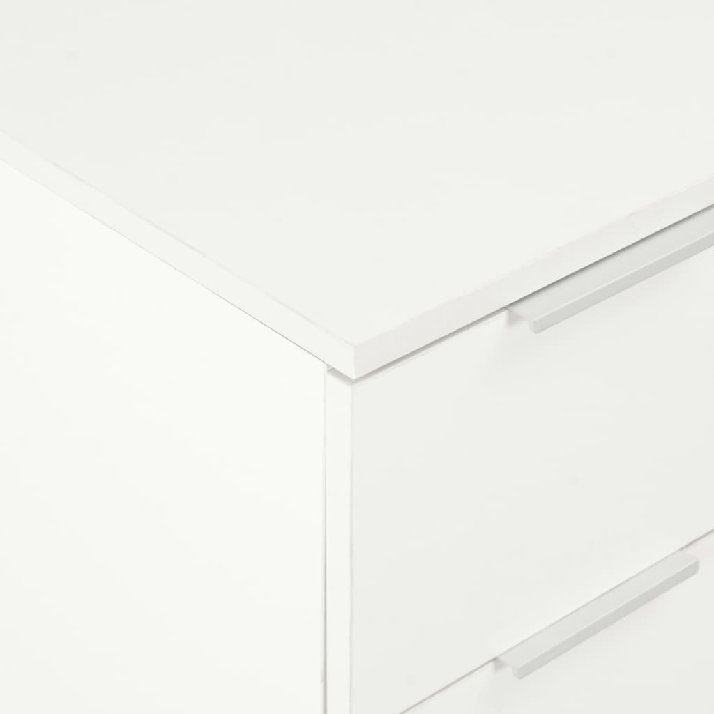 vidaXL Dulap, alb extralucios, 60x35x80 cm, lemn prelucrat vidaXL Dulap, alb extralucios, 60x35x80 cm, lemn prelucrat