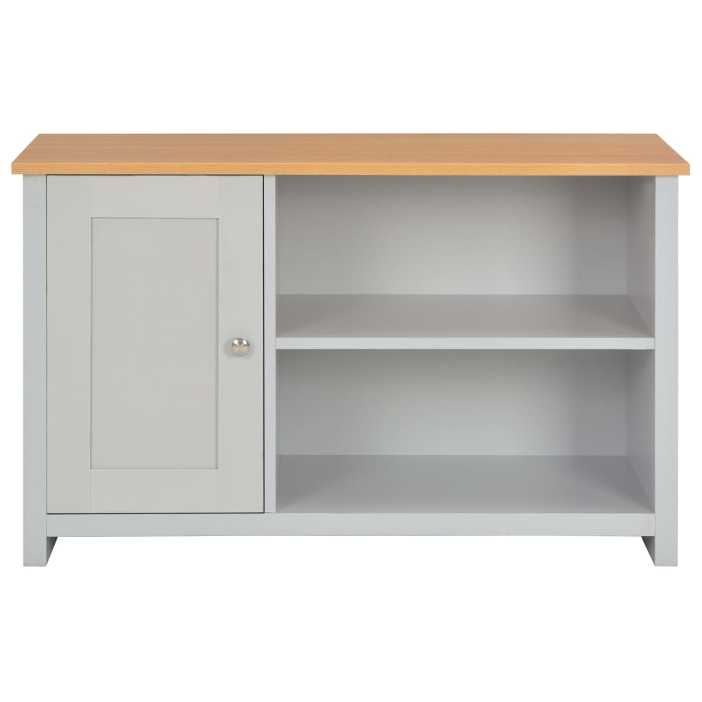 vidaXL Comodă TV, gri, 95 x 39 x 58 cm vidaXL Comodă TV, gri, 95 x 39 x 58 cm