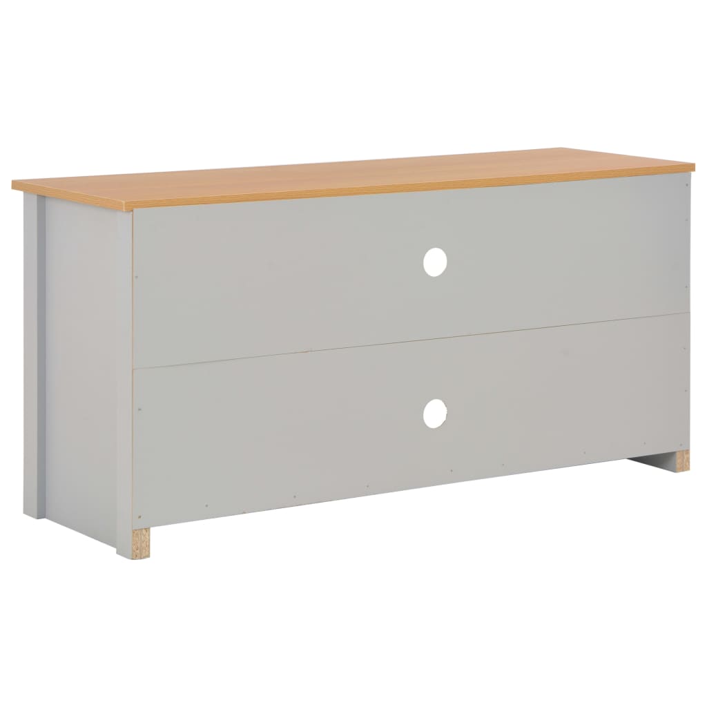 vidaXL Comodă TV, gri, 120 x 39 x 58 cm vidaXL Comodă TV, gri, 120 x 39 x 58 cm
