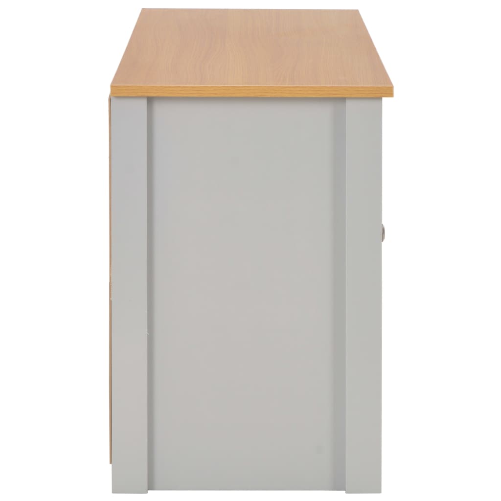 vidaXL Comodă TV, gri, 120 x 39 x 58 cm vidaXL Comodă TV, gri, 120 x 39 x 58 cm