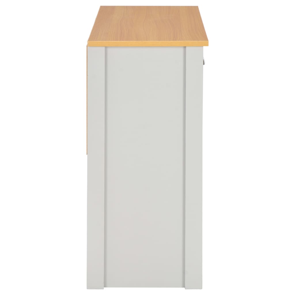 vidaXL Masă consolă, gri, 97 x 35 x 76 cm