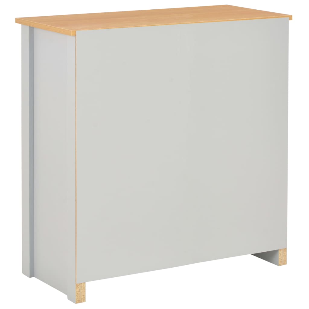 vidaXL Servantă, gri, 79 x 35 x 81 cm vidaXL Servantă, gri, 79 x 35 x 81 cm