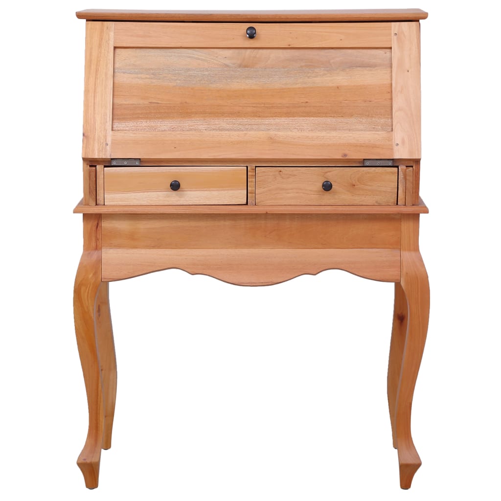 vidaXL Birou secretar, 78 x 42 x 103 cm, lemn masiv de mahon