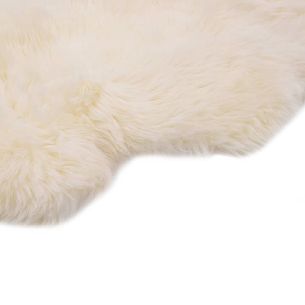 vidaXL Covor din piele de oaie, alb, 60 x 180 cm vidaXL Covor din piele de oaie, alb, 60 x 180 cm