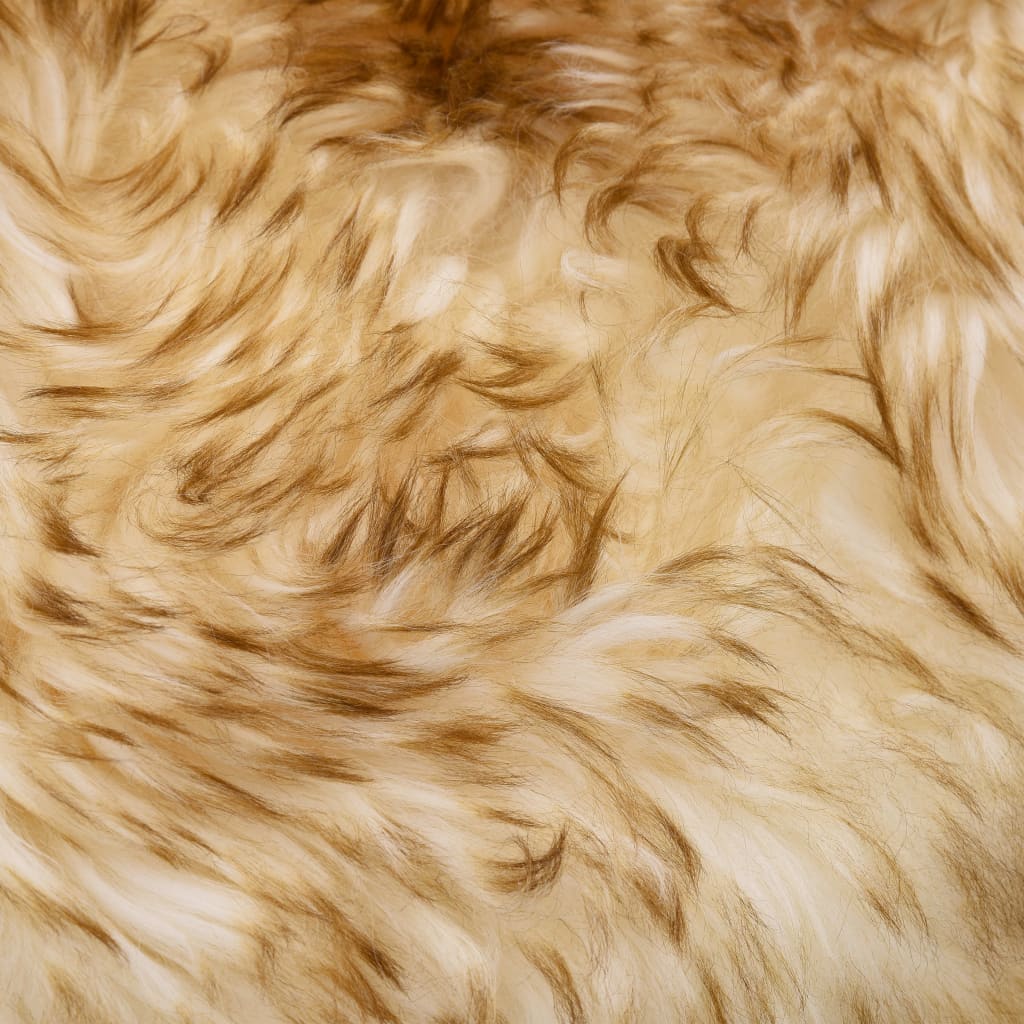 vidaXL Covor din piele de oaie, maro melanj, 60 x 180 cm vidaXL Covor din piele de oaie, maro melanj, 60 x 180 cm