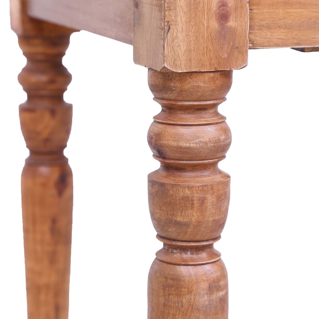 vidaXL Birou cu sertare, 117x57x75 cm, lemn masiv de mahon