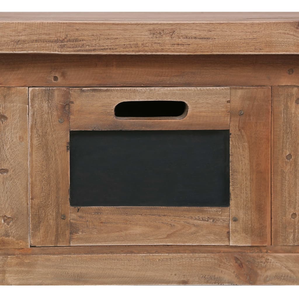 vidaXL Comodă TV cu 3 sertare, 120 x 30 x 40 cm, lemn masiv de mahon