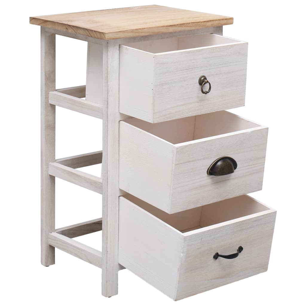 vidaXL Dulap lateral, 35 x 25 x 57 cm, lemn de paulownia vidaXL Dulap lateral, 35 x 25 x 57 cm, lemn de paulownia