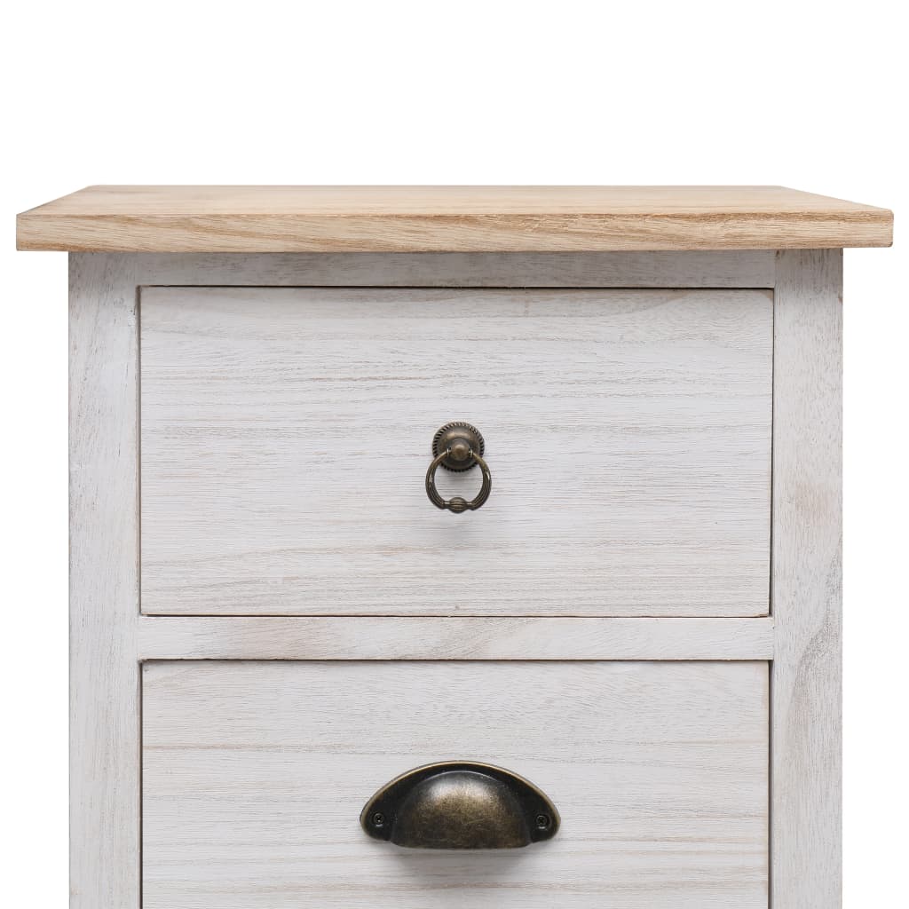 vidaXL Dulap lateral, 35 x 25 x 57 cm, lemn de paulownia vidaXL Dulap lateral, 35 x 25 x 57 cm, lemn de paulownia