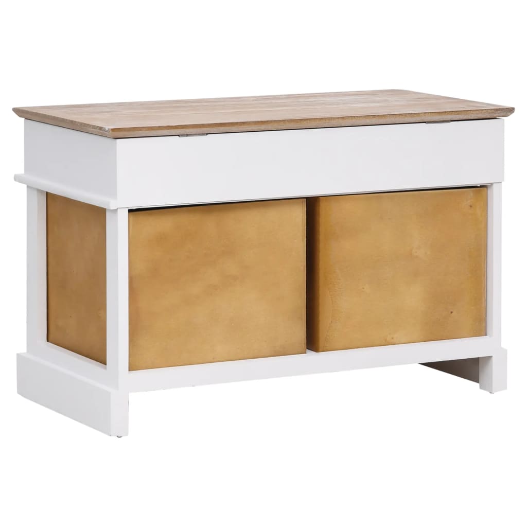 vidaXL Bancă de hol, 70x35x45 cm, lemn de paulownia vidaXL Bancă de hol, 70x35x45 cm, lemn de paulownia