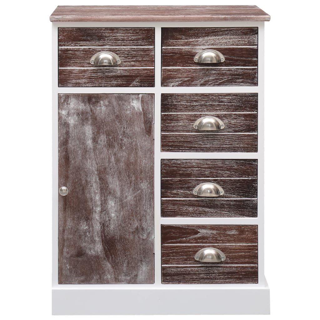 vidaXL Dulap cu 10 sertare, maro, 113 x 30 x 79 cm, lemn vidaXL Dulap cu 10 sertare, maro, 113 x 30 x 79 cm, lemn