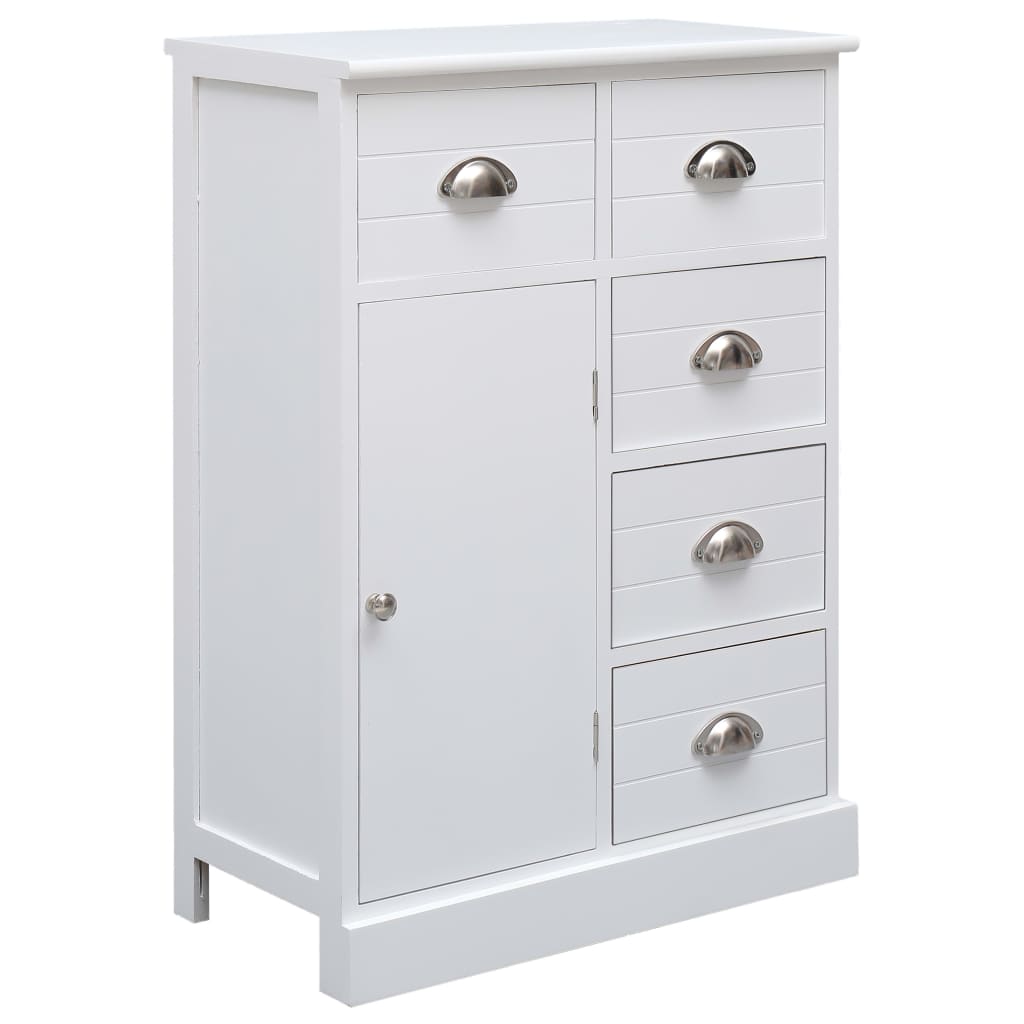 vidaXL Dulap cu 10 sertare, alb, 113 x 30 x 79 cm, lemn vidaXL Dulap cu 10 sertare, alb, 113 x 30 x 79 cm, lemn