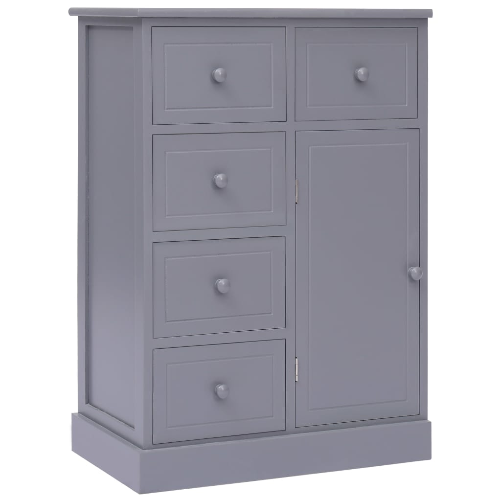 vidaXL Dulap cu 10 sertare, gri, 113x30x79 cm, lemn vidaXL Dulap cu 10 sertare, gri, 113x30x79 cm, lemn