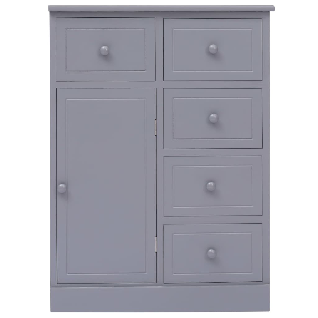 vidaXL Dulap cu 10 sertare, gri, 113x30x79 cm, lemn vidaXL Dulap cu 10 sertare, gri, 113x30x79 cm, lemn