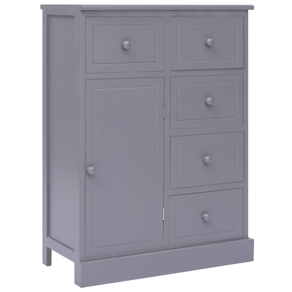 vidaXL Dulap cu 10 sertare, gri, 113x30x79 cm, lemn vidaXL Dulap cu 10 sertare, gri, 113x30x79 cm, lemn