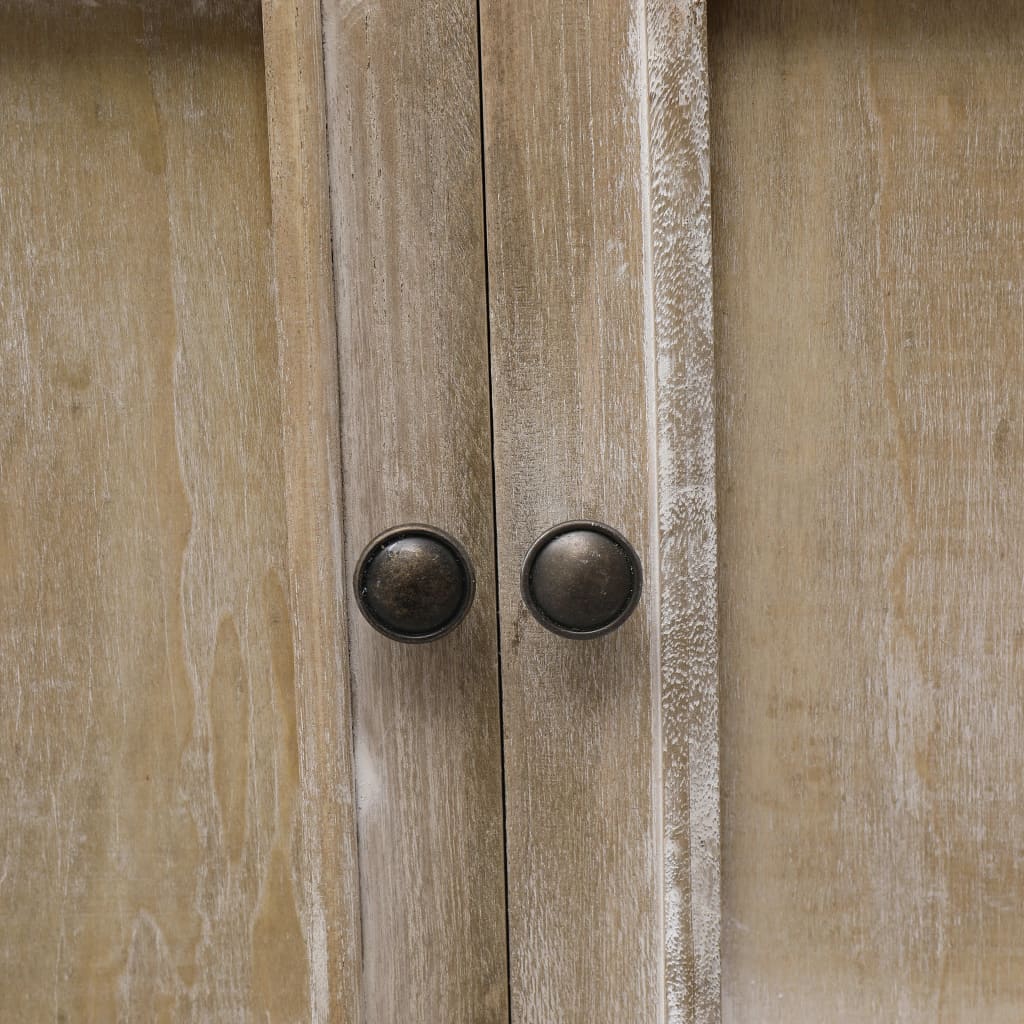 vidaXL Dulap cu sertare, alb, 50 x 30 x 80 cm, lemn