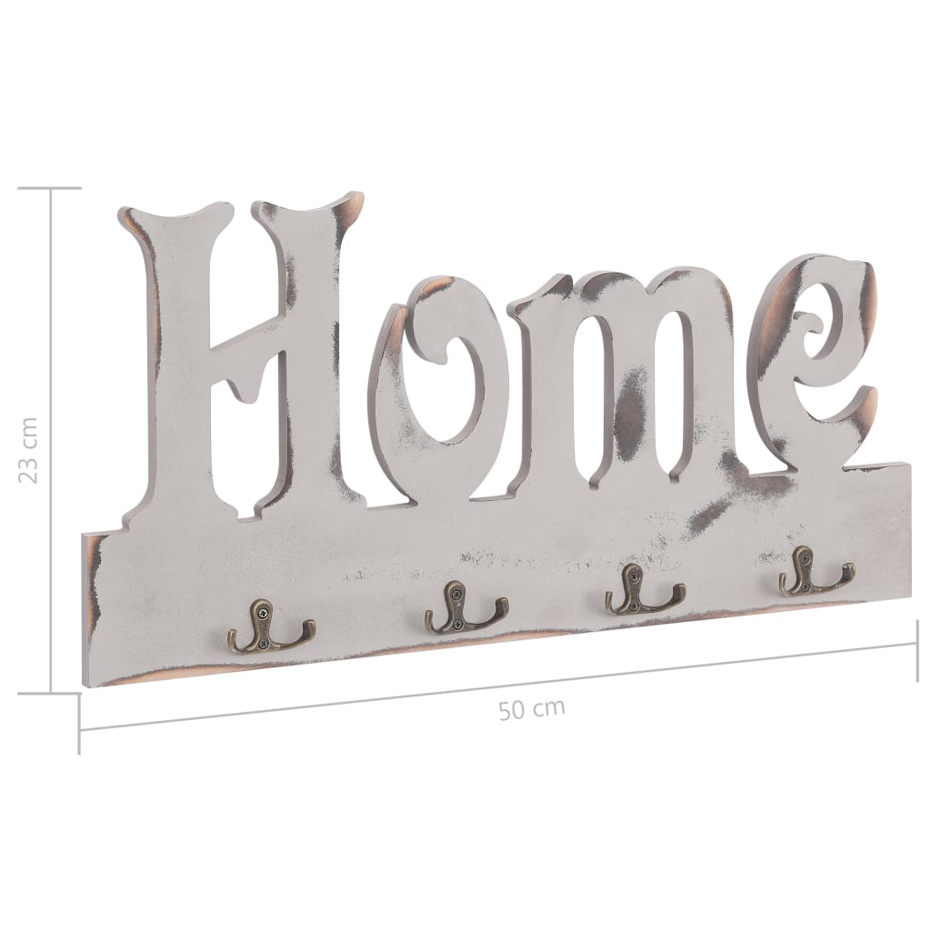 vidaXL Cuier de perete HOME, 50 x 23 cm vidaXL Cuier de perete HOME, 50 x 23 cm