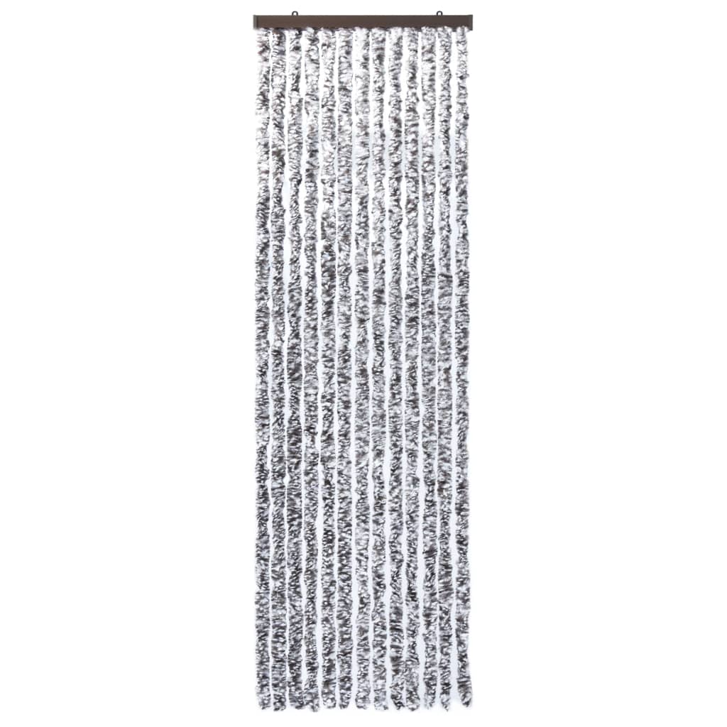 vidaXL Perdea pentru insecte, maro și bej, 56x185 cm, Chenille vidaXL Perdea pentru insecte, maro și bej, 56x185 cm, Chenille