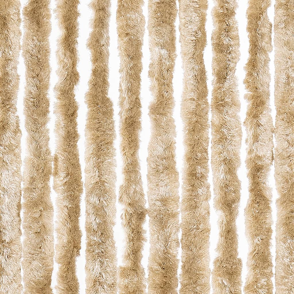 vidaXL Perdea pentru insecte, bej, 90x220 cm, Chenille vidaXL Perdea pentru insecte, bej, 90x220 cm, Chenille