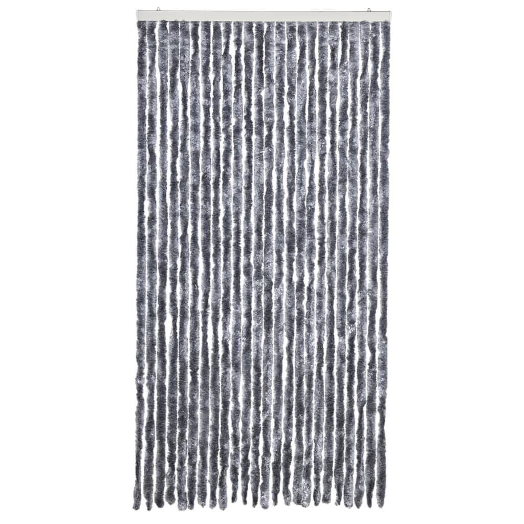 vidaXL Perdea pentru insecte, argintiu, 100x220 cm, Chenille vidaXL Perdea pentru insecte, argintiu, 100x220 cm, Chenille