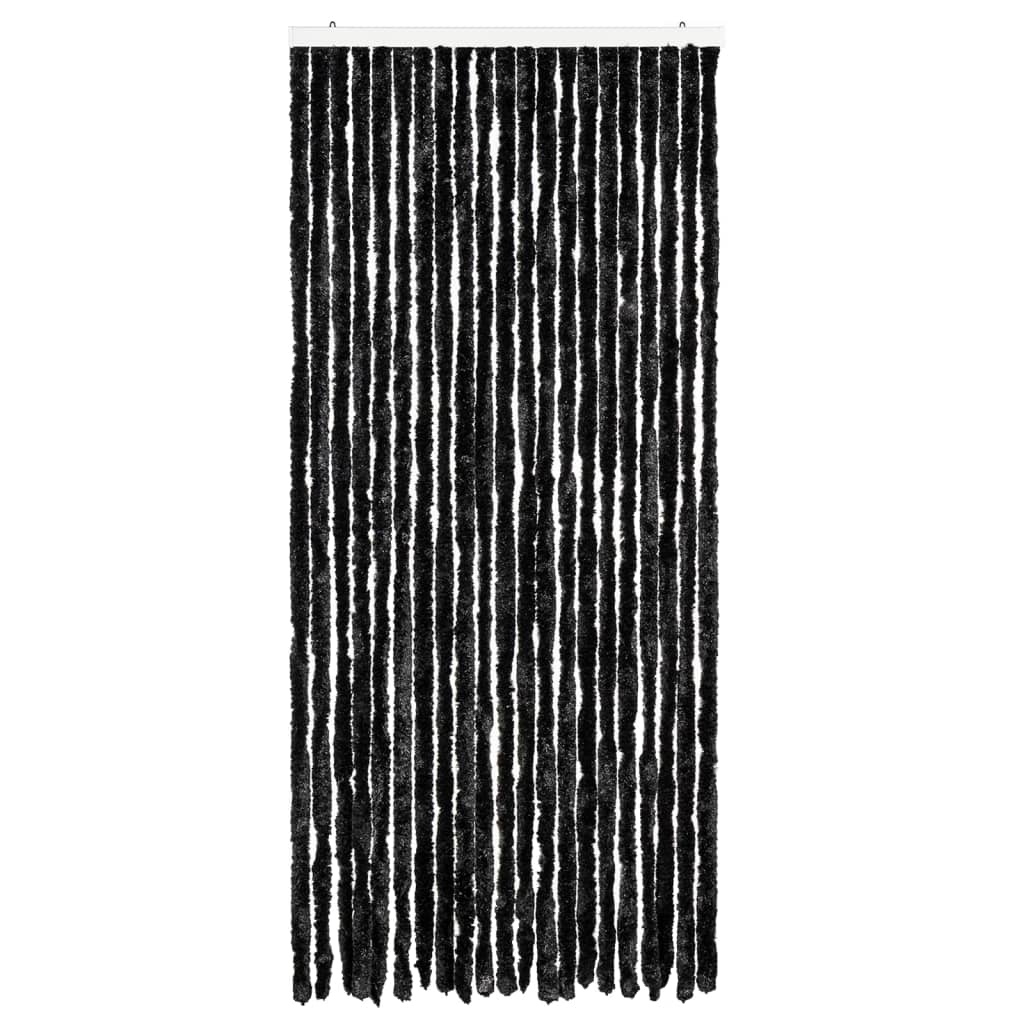 vidaXL Perdea pentru insecte, antracit, 90x220 cm, Chenille vidaXL Perdea pentru insecte, antracit, 90x220 cm, Chenille