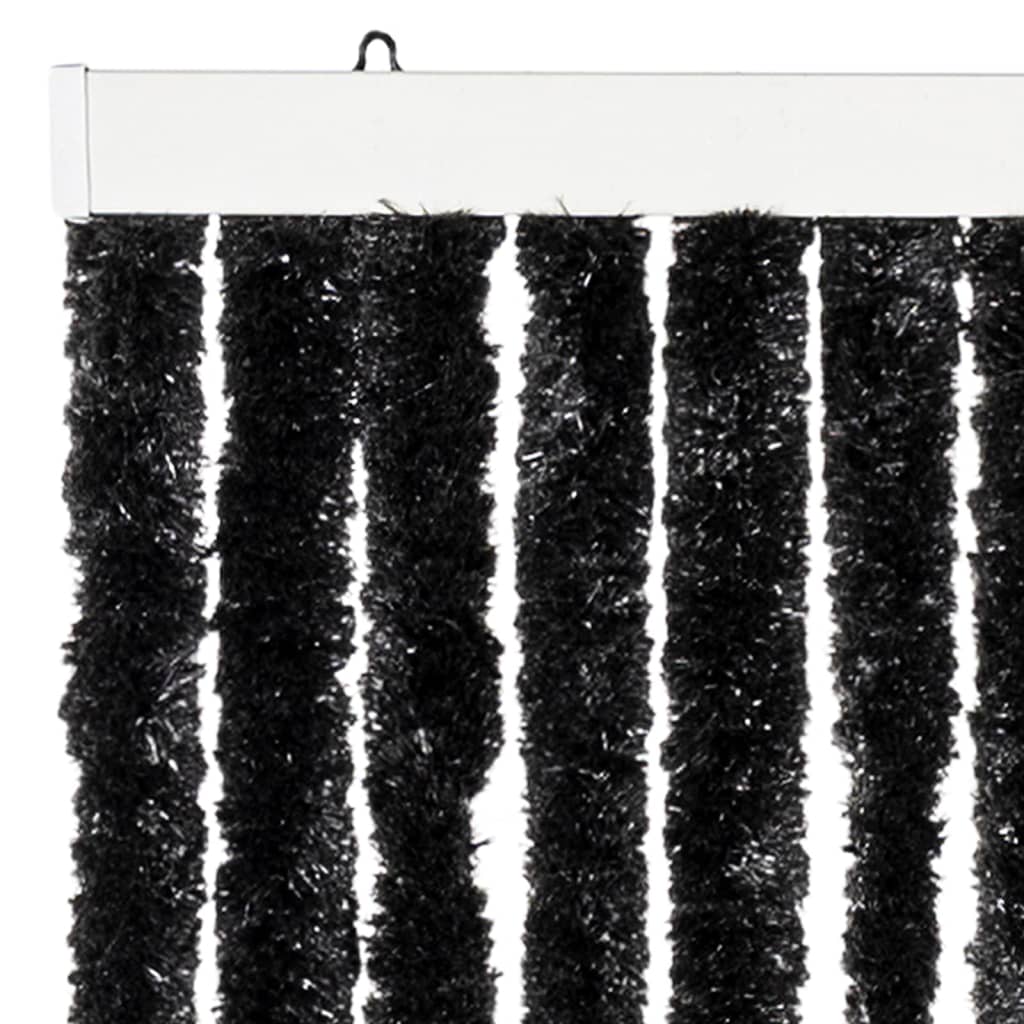 vidaXL Perdea pentru insecte, antracit, 90x220 cm, Chenille vidaXL Perdea pentru insecte, antracit, 90x220 cm, Chenille