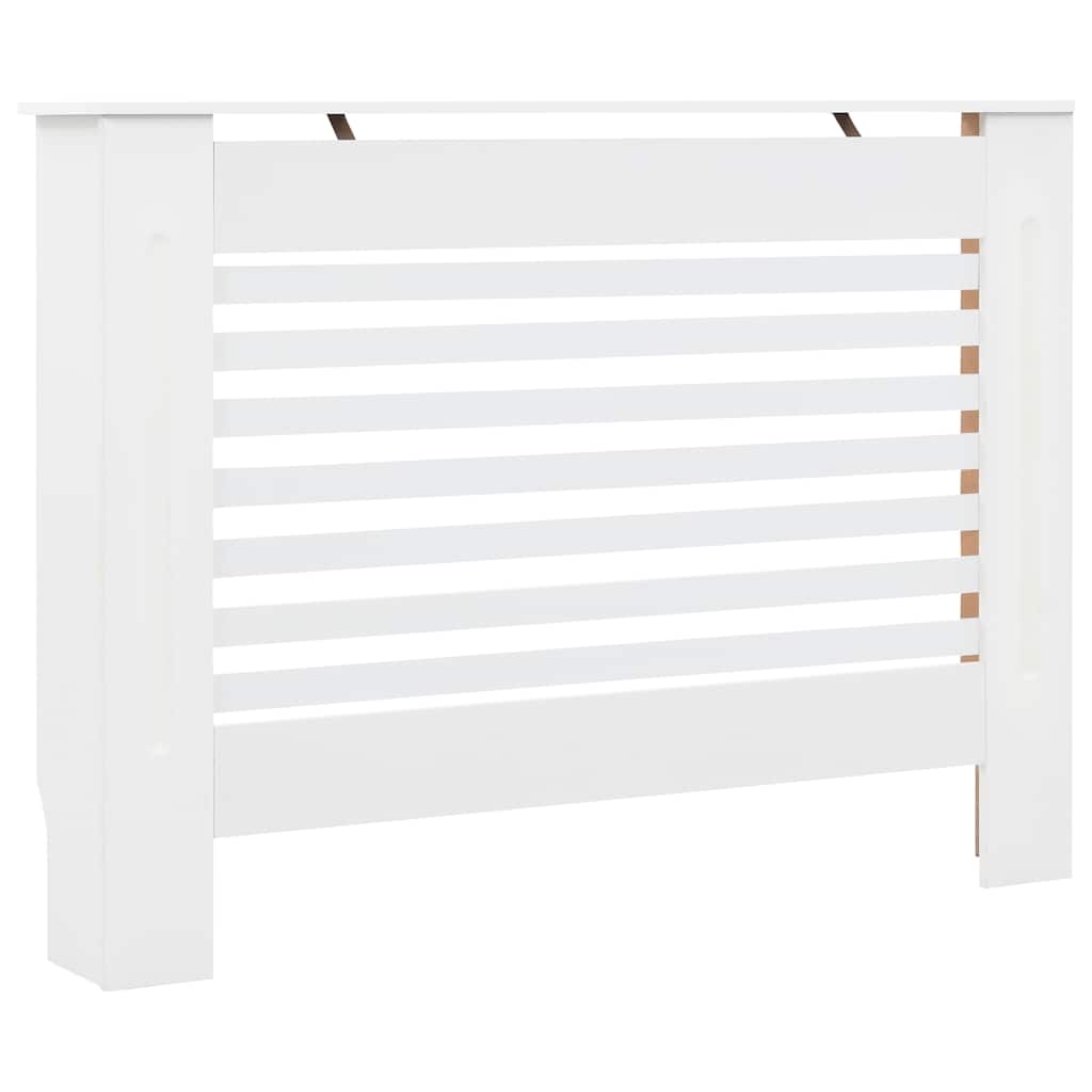 vidaXL Mască pentru calorifer, alb, 112x19x81,5 cm, MDF vidaXL Mască pentru calorifer, alb, 112x19x81,5 cm, MDF