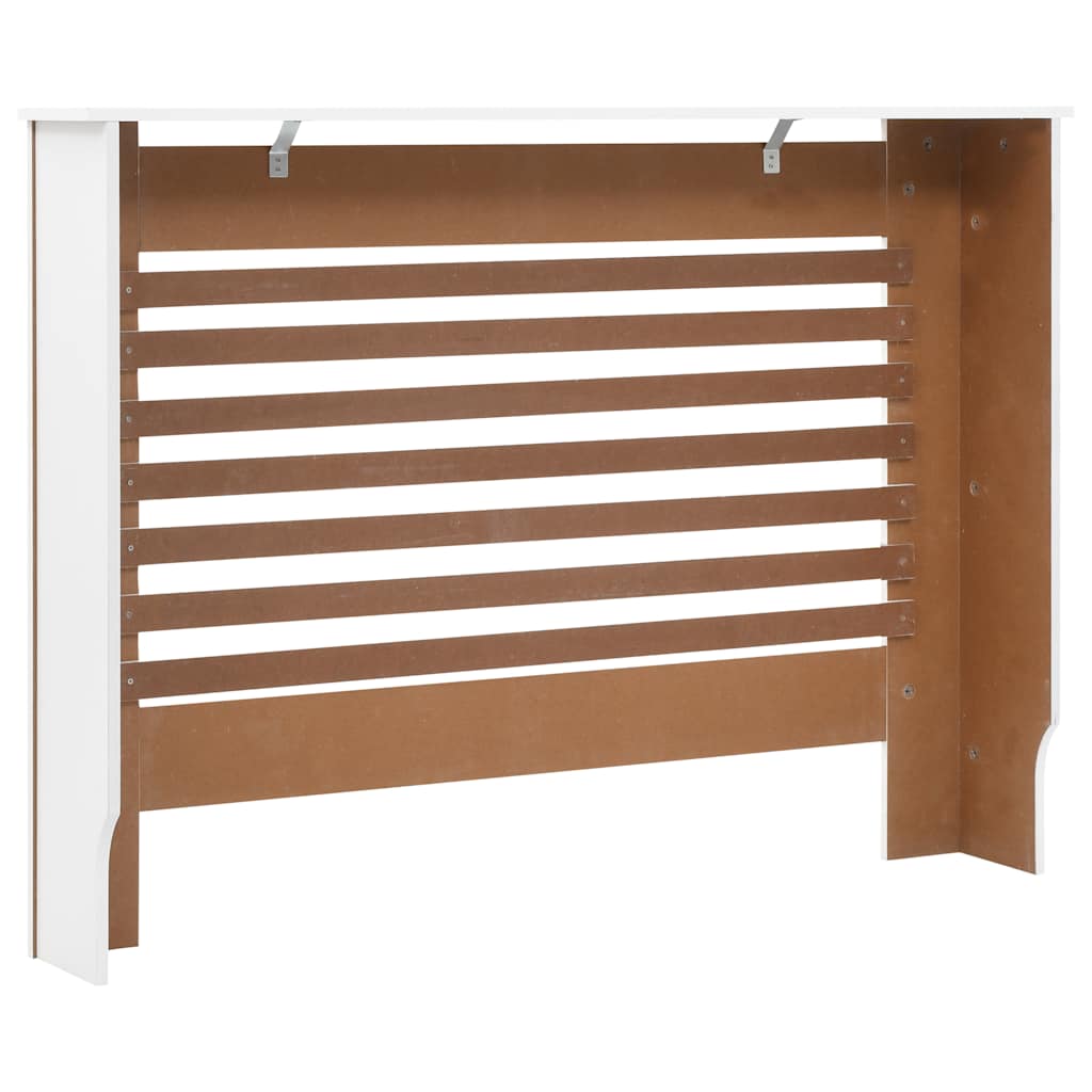 vidaXL Mască pentru calorifer, alb, 112x19x81,5 cm, MDF vidaXL Mască pentru calorifer, alb, 112x19x81,5 cm, MDF