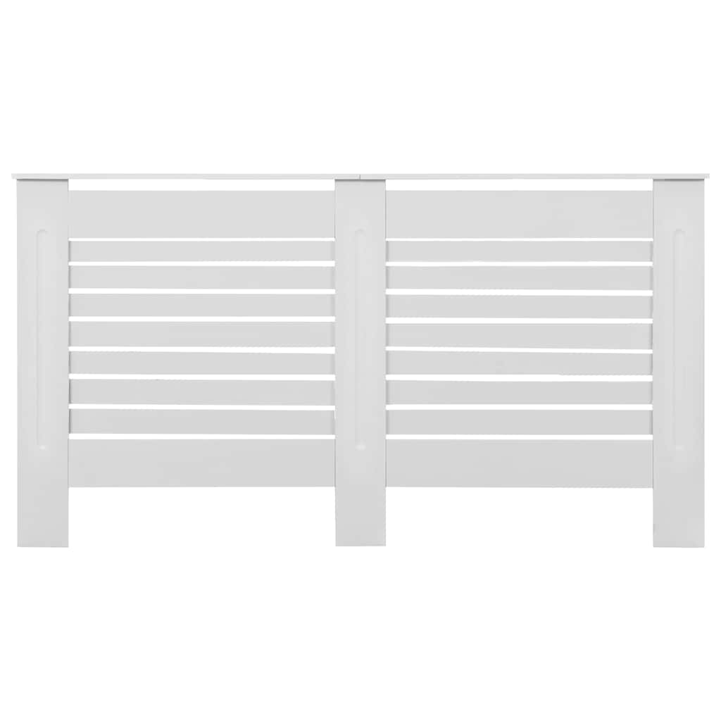 vidaXL Mască pentru calorifer, MDF, 152x19x81,5 cm, alb vidaXL Mască pentru calorifer, MDF, 152x19x81,5 cm, alb