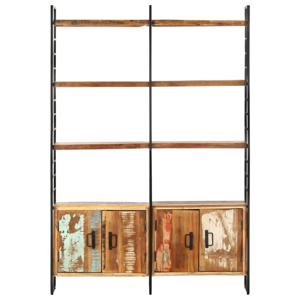 vidaXL Bibliotecă cu 4 niveluri, 124 x 30 x 180 cm lemn masiv reciclat vidaXL Bibliotecă cu 4 niveluri, 124 x 30 x 180 cm lemn masiv reciclat
