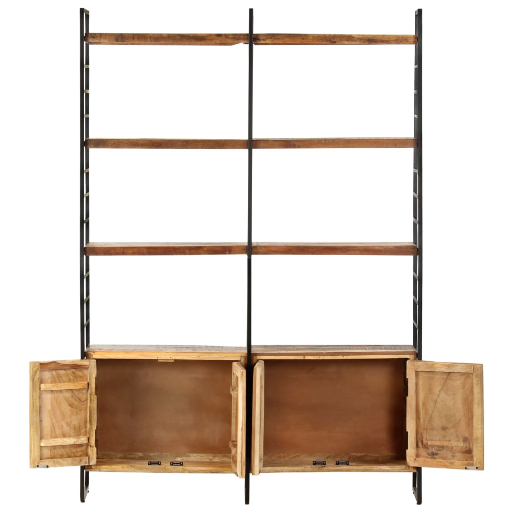 vidaXL Bibliotecă cu 4 niveluri, 124 x 30 x 180 cm lemn masiv reciclat vidaXL Bibliotecă cu 4 niveluri, 124 x 30 x 180 cm lemn masiv reciclat