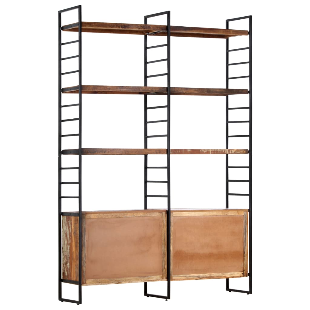 vidaXL Bibliotecă cu 4 niveluri, 124 x 30 x 180 cm lemn masiv reciclat vidaXL Bibliotecă cu 4 niveluri, 124 x 30 x 180 cm lemn masiv reciclat