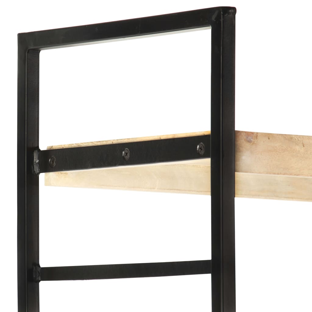 vidaXL Bibliotecă cu 4 rafturi, 124 x 30 x 180 cm, lemn masiv de mango vidaXL Bibliotecă cu 4 rafturi, 124 x 30 x 180 cm, lemn masiv de mango