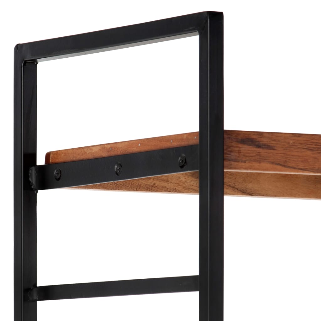 vidaXL Bibliotecă cu 4 niveluri, 80x30x180 cm, lemn masiv de acacia vidaXL Bibliotecă cu 4 niveluri, 80x30x180 cm, lemn masiv de acacia