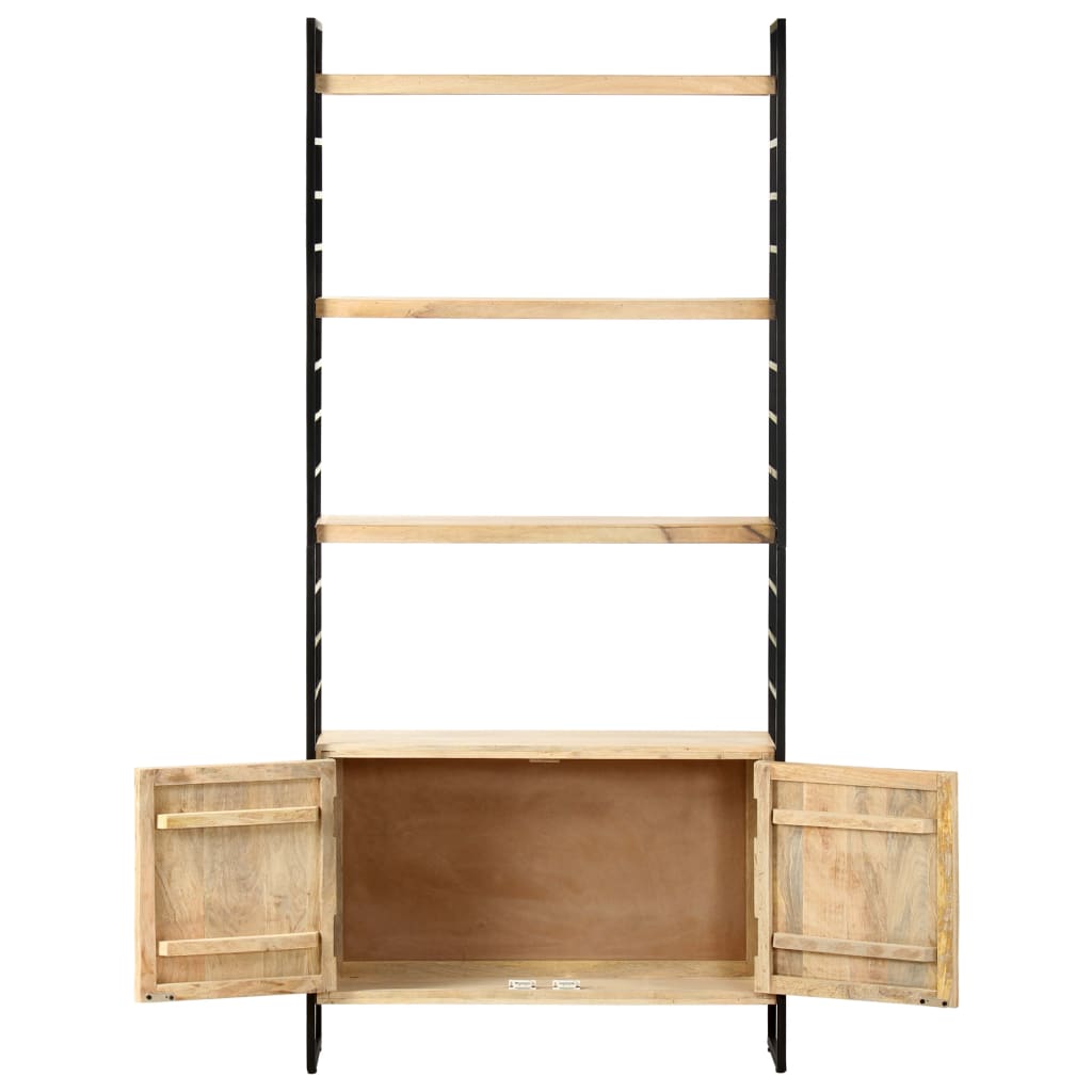 vidaXL Bibliotecă cu 4 niveluri 80x30x180 cm lemn masiv de mango vidaXL Bibliotecă cu 4 niveluri 80x30x180 cm lemn masiv de mango