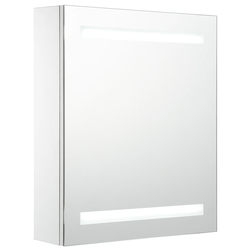 vidaXL Dulap de baie cu oglindă și LED-uri, 50x13,5x60 cm vidaXL Dulap de baie cu oglindă și LED-uri, 50x13,5x60 cm