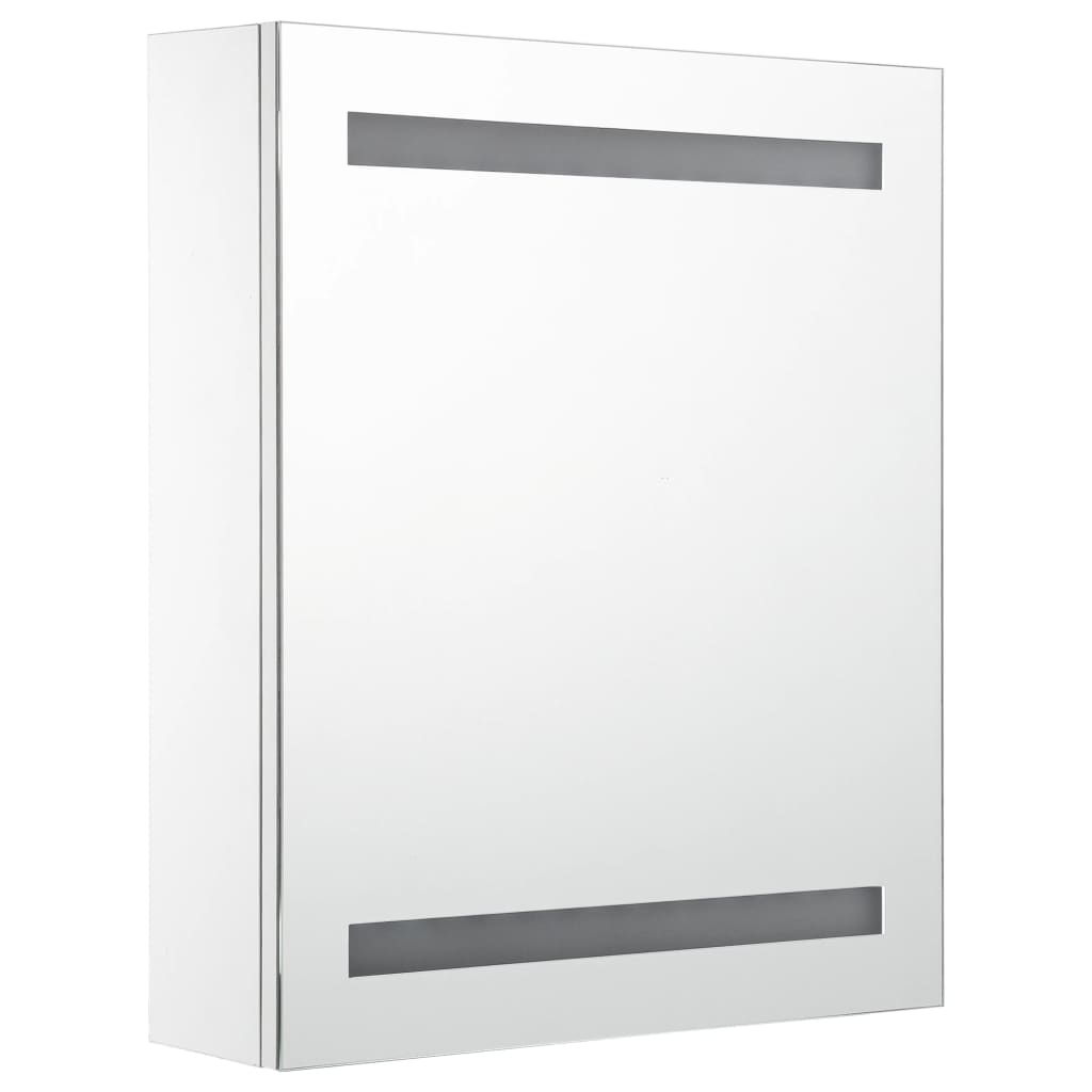 vidaXL Dulap de baie cu oglindă și LED-uri, 50x13,5x60 cm vidaXL Dulap de baie cu oglindă și LED-uri, 50x13,5x60 cm