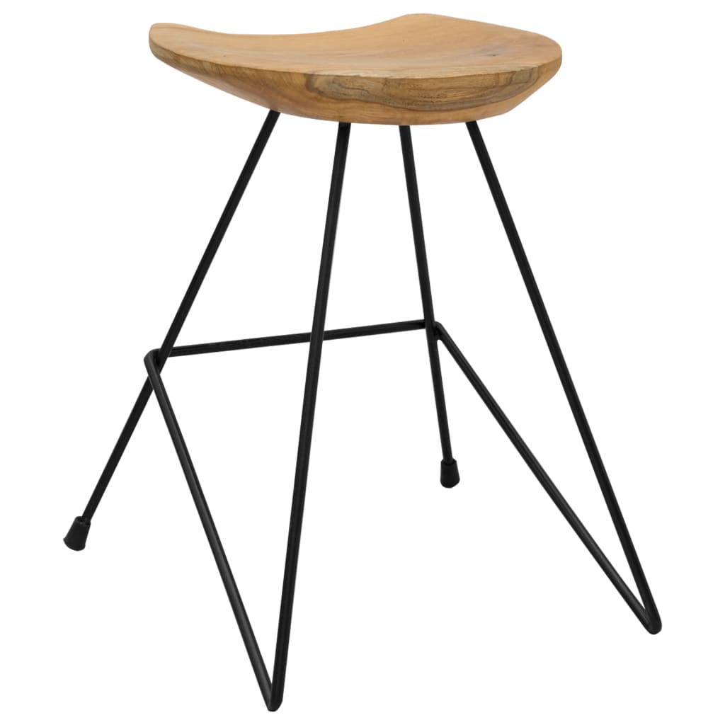 vidaXL Scaune, 2 buc., lemn masiv de tec vidaXL Scaune, 2 buc., lemn masiv de tec