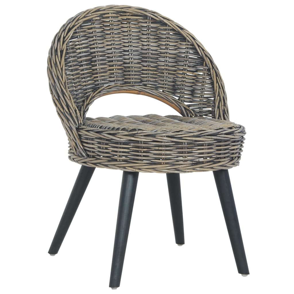 vidaXL Fotoliu, negru, ratan kubu vidaXL Fotoliu, negru, ratan kubu