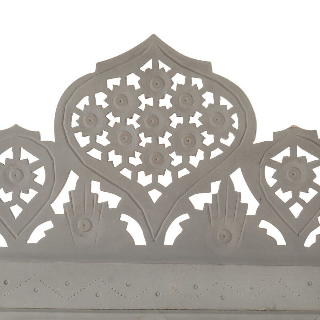 vidaXL Paravan cameră sculptat manual 4 panouri gri 160x165 cm mango vidaXL Paravan cameră sculptat manual 4 panouri gri 160x165 cm mango