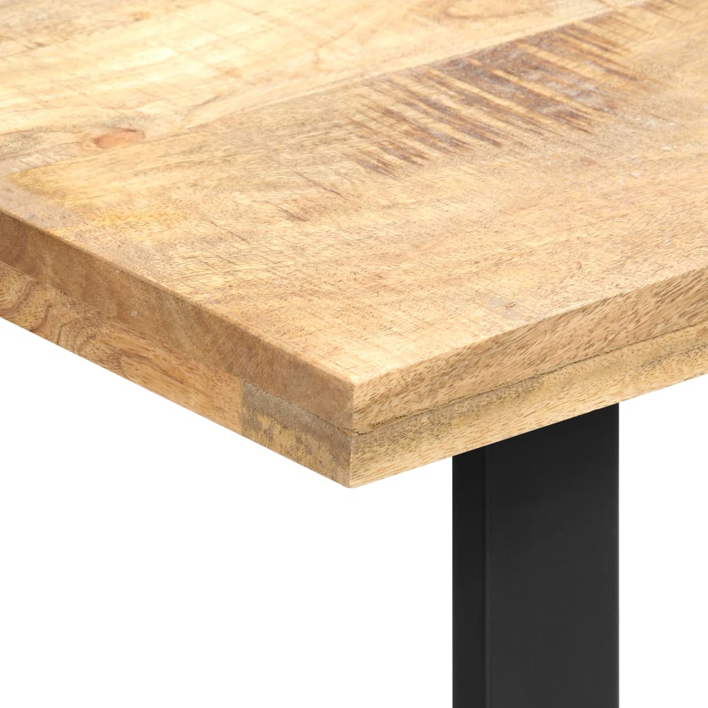 vidaXL Masă de bucătărie, 120 x 60 x 76 cm, lemn masiv de mango