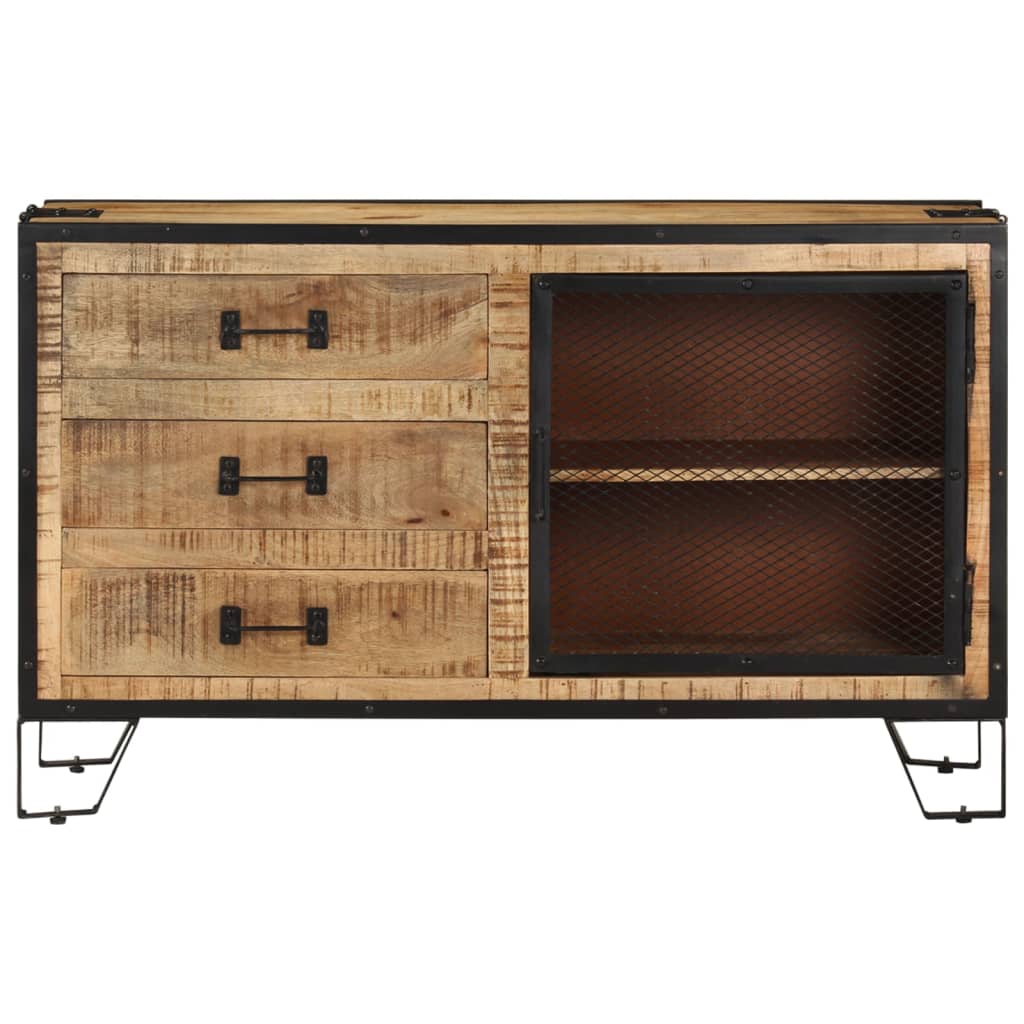 vidaXL Dulap, 100x31x60 cm, lemn masiv de mango nefinisat