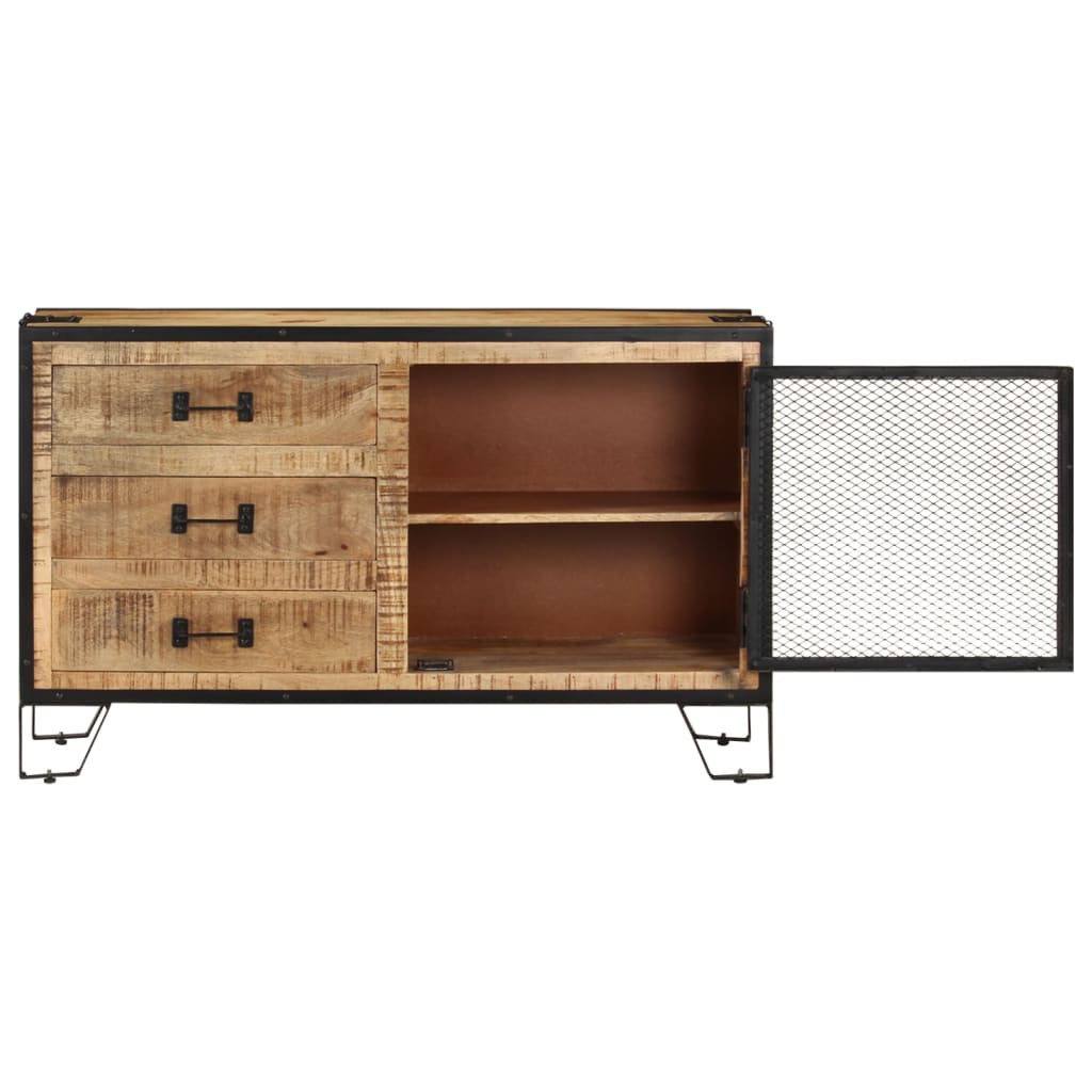 vidaXL Dulap, 100x31x60 cm, lemn masiv de mango nefinisat