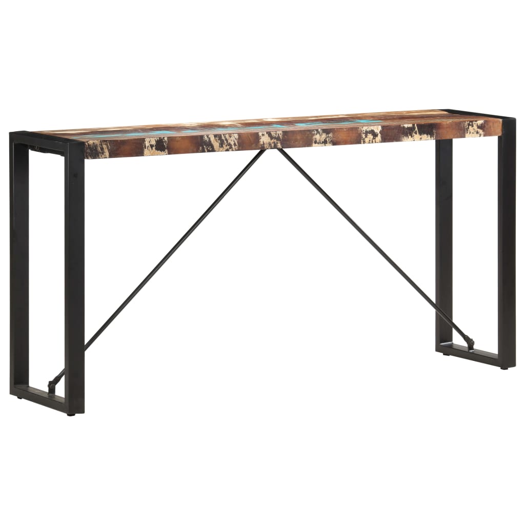 vidaXL Masă consolă, 150 x 35 x 76 cm, lemn masiv reciclat vidaXL Masă consolă, 150 x 35 x 76 cm, lemn masiv reciclat