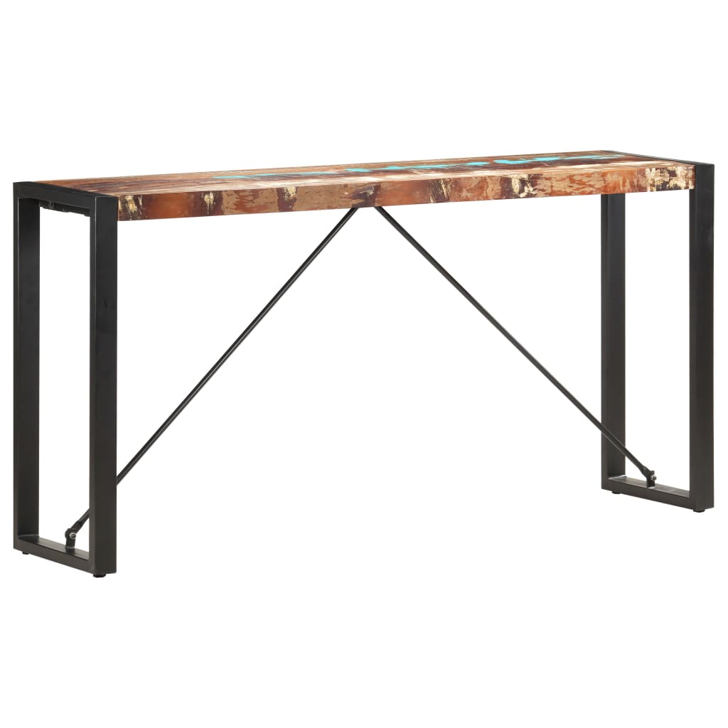 vidaXL Masă consolă, 150 x 35 x 76 cm, lemn masiv reciclat vidaXL Masă consolă, 150 x 35 x 76 cm, lemn masiv reciclat
