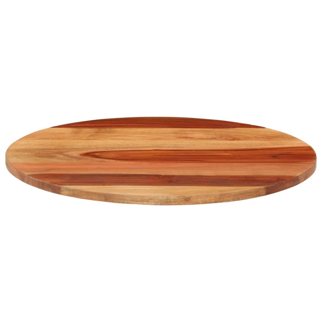 vidaXL Blat de masă rotund, 40 cm, 15-16 mm, lemn masiv de acacia